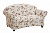Задняя спинка дивана Шанталь с цветочным принтом
