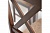 Спинка стула обеденной группы Hudson Dining Set коричневого цвета